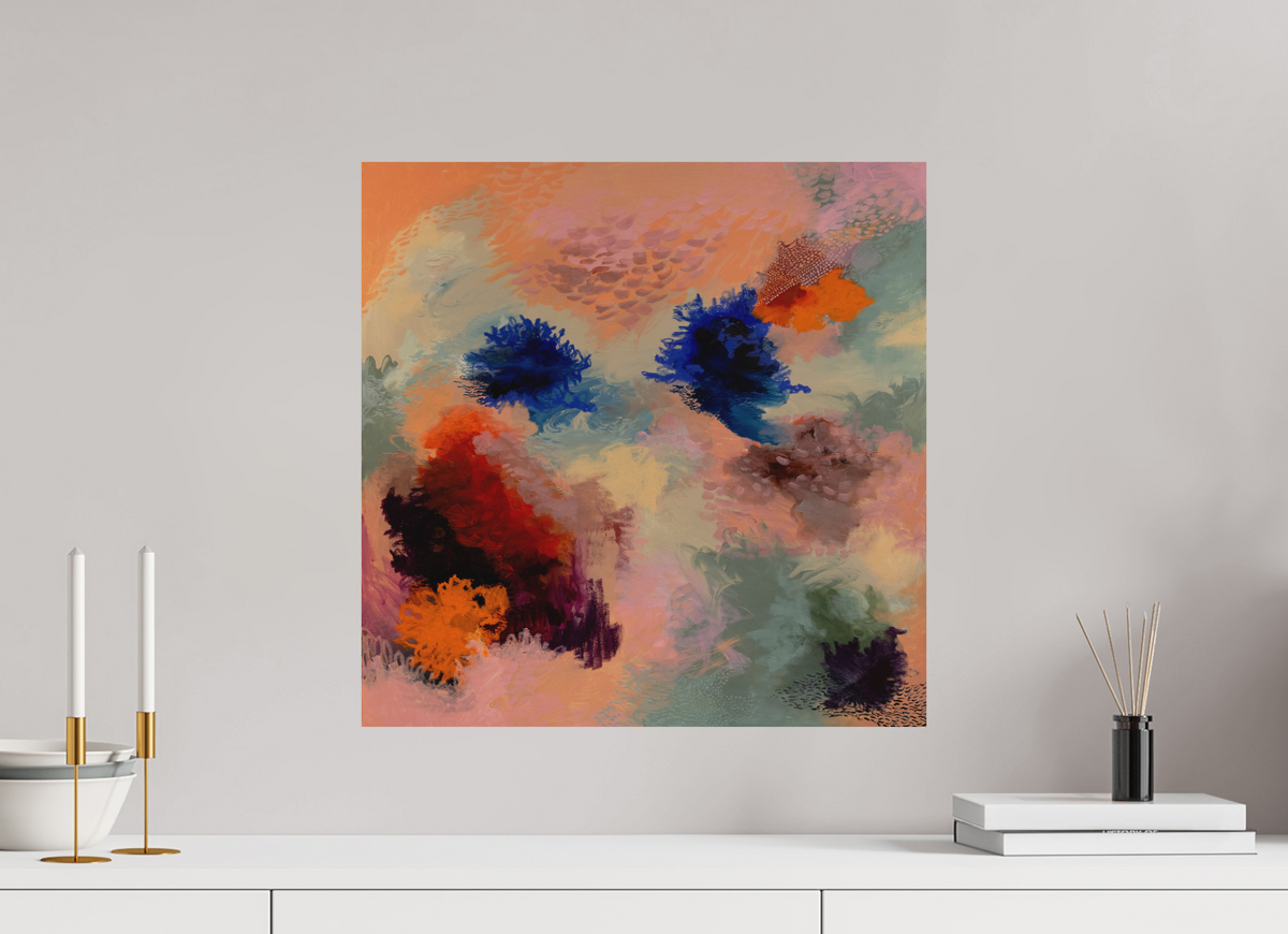 50 x 50 cm, Fuji Crystal DP II velvet Tension Field I - Art-Print