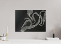 56 x 40 cm, Foto-Abzug hinter Acrylglas glänzend Schwarz-Weiß Kunstdruck "Timeconstruction" auf Alu-Dibond hinter glänzendem Acrylglas
