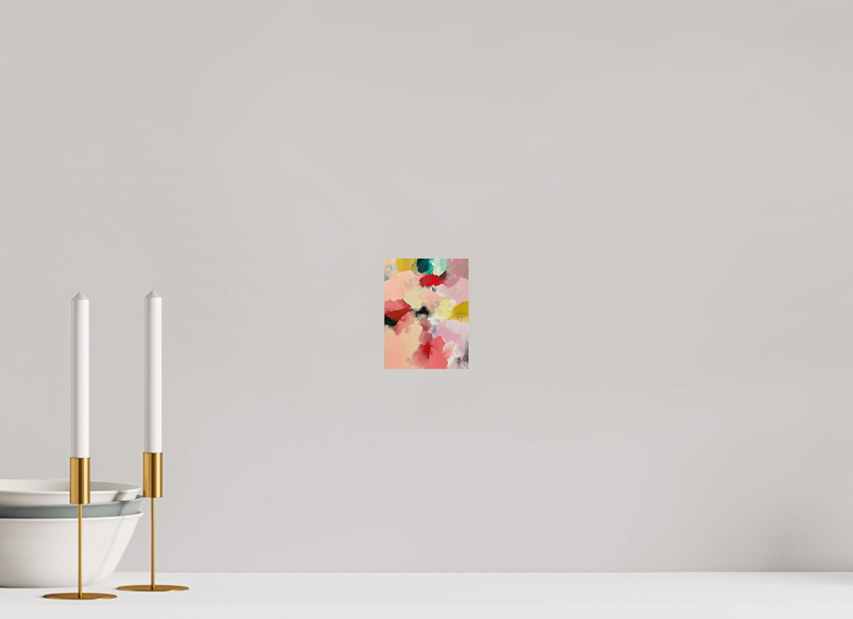 10 x 13,1 cm, ChromaLuxe HD Metal Print Kunstruck „home“ auf glänzendem Alu-Dibond