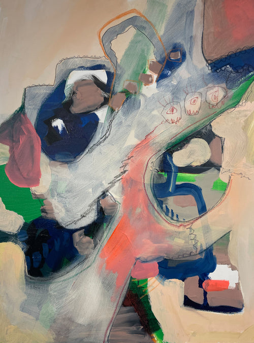 Kunstdruck „future construction?“ auf Alu-Dibond