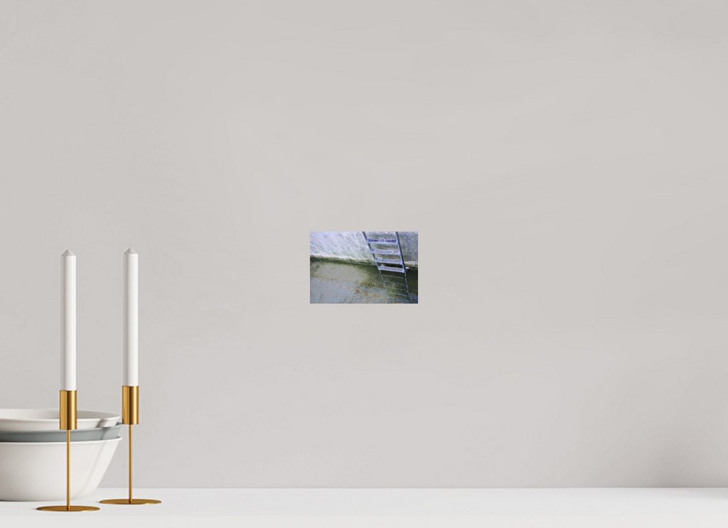 15 x 10 cm, Direktdruck Alu-Dibond Fotografie "pool" auf Alu-Dibond