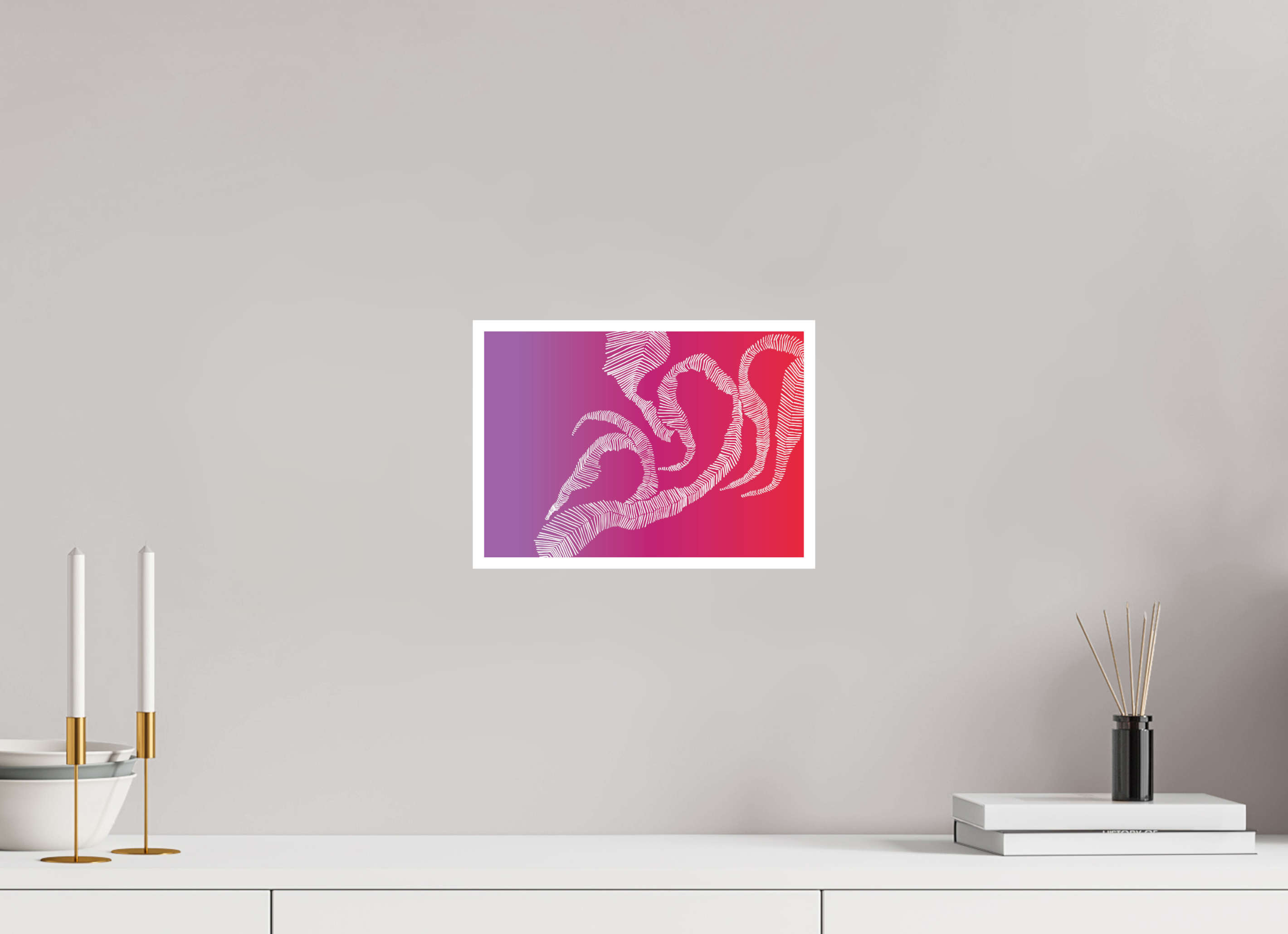 28,3 x 20 cm, Print Hahnemühle Photo Rag Ultra Smoothie Timeconstruction - Pink