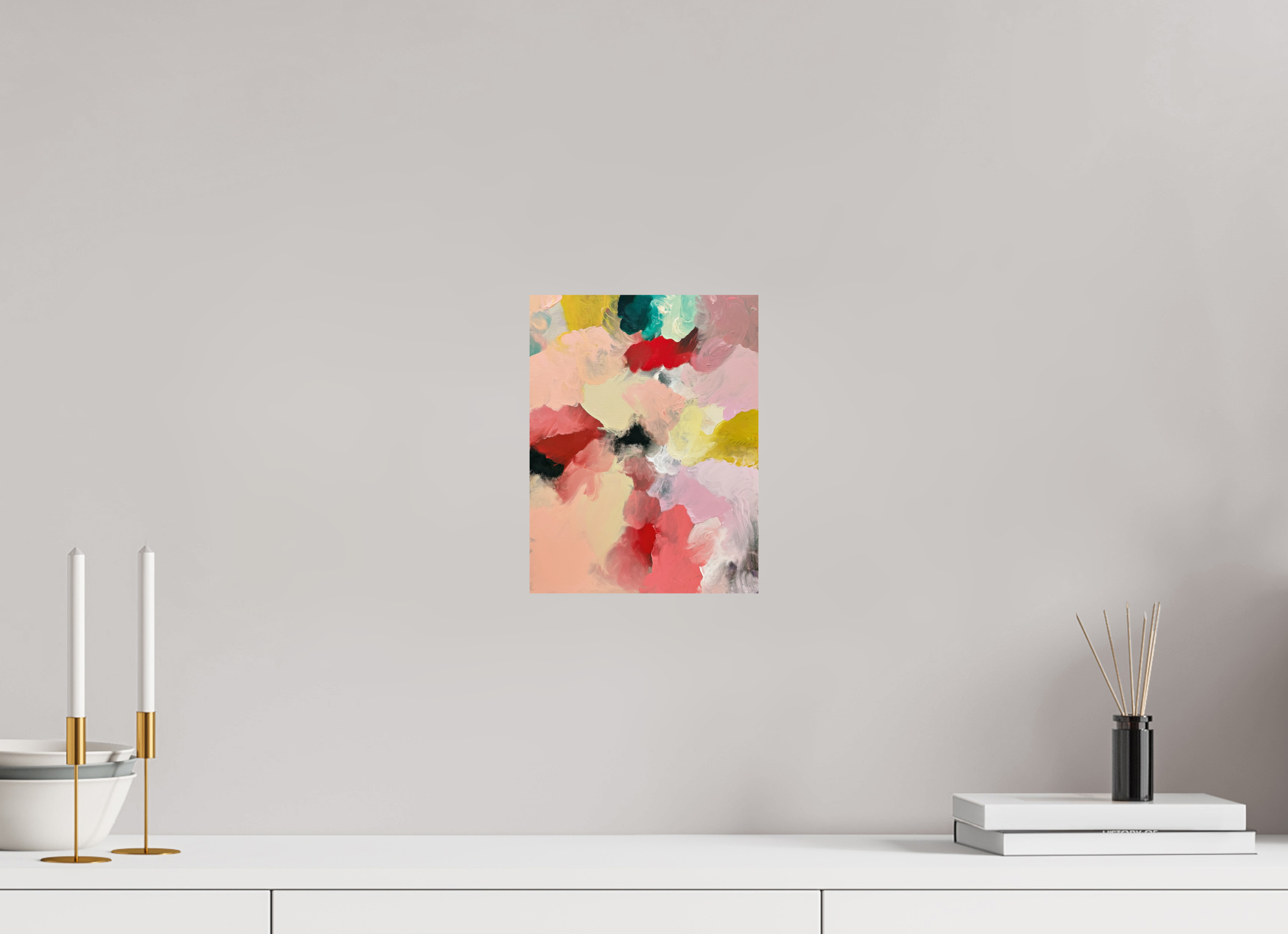 20 x 26,1 cm, ChromaLuxe HD Metal Print Kunstruck „home“ auf glänzendem Alu-Dibond