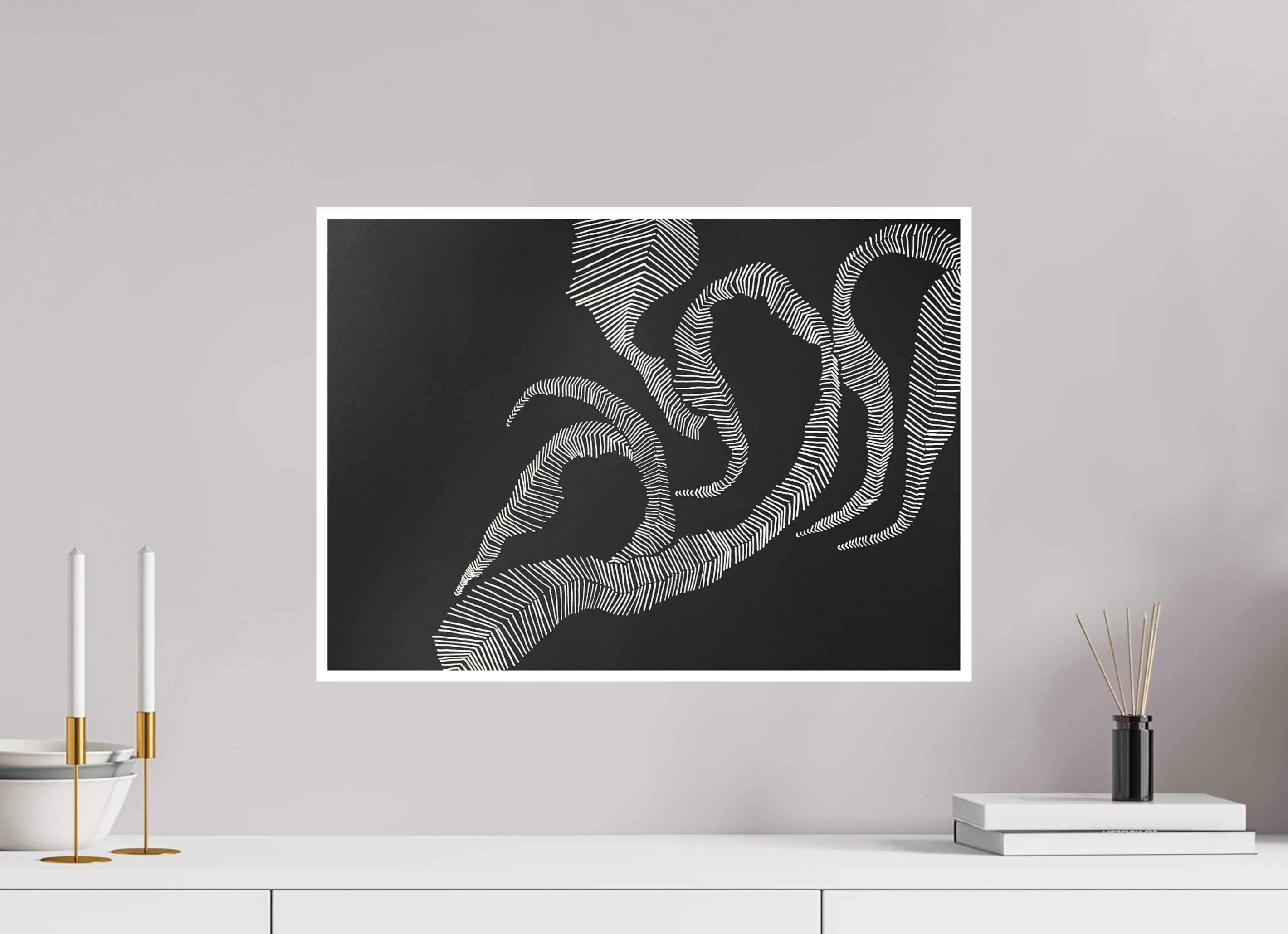 56 x 40 cm, Print Hahnemühle Photo Rag Ultra Smoothie Timeconstruction – Black & White