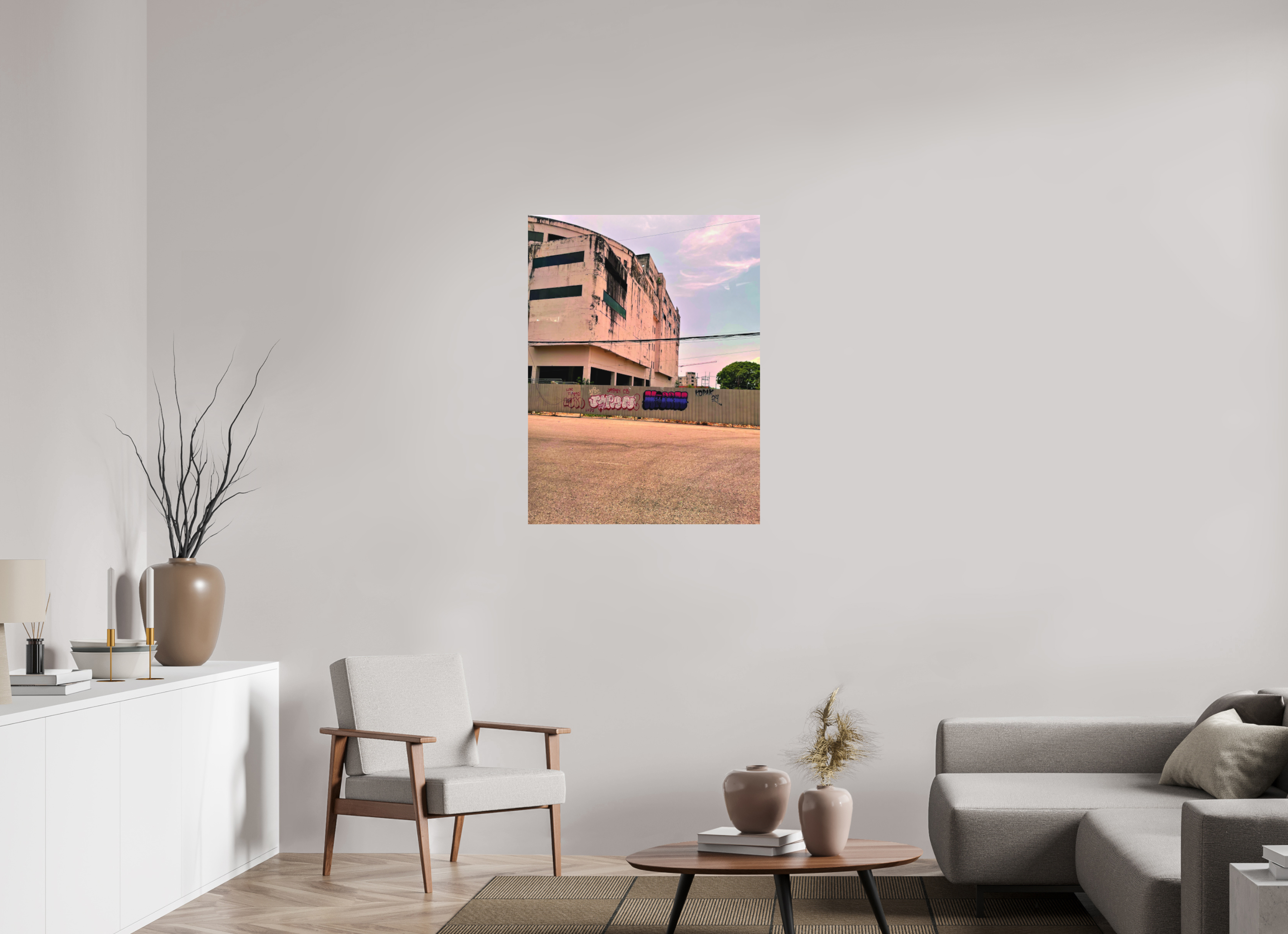 75 x 100 cm, Direktdruck Alu-Dibond Fotografie "Thailand 02" auf Alu-Dibond