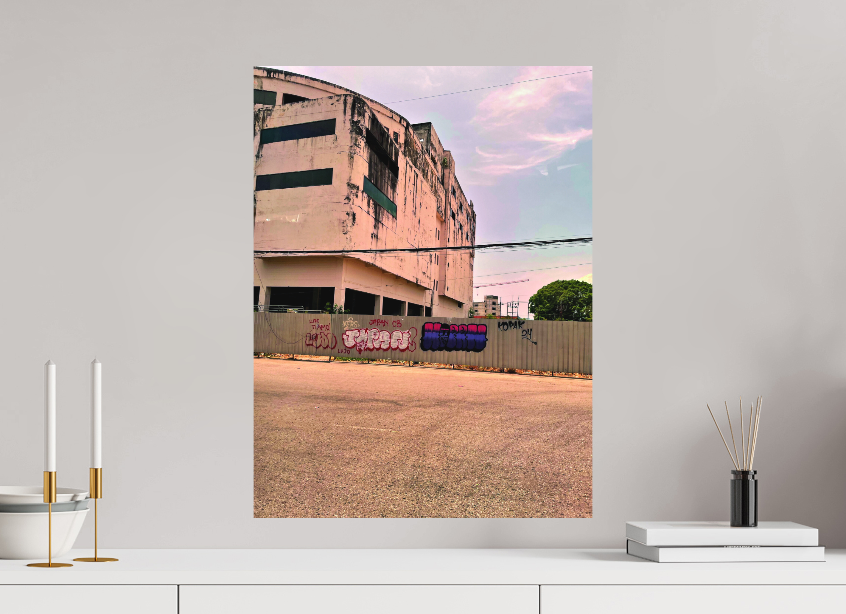 45 x 60 cm, Direktdruck Alu-Dibond Fotografie "Thailand 02" auf Alu-Dibond