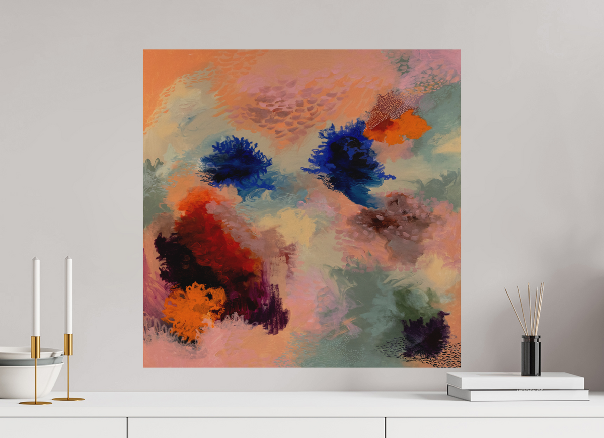 60 x 60 cm, Fuji Crystal DP II velvet Tension Field I - Art-Print