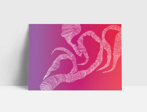 Main image Kunstdruck "Timeconstruction" auf Alu-Dibond hinter glänzendem Acrylglas